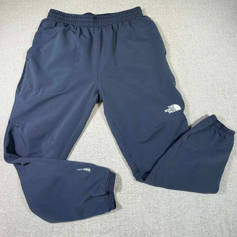 The North Face Men's XL Gray Fleece Lined Jogger Pants Warm Outdoor Casual Fit
